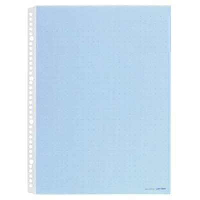 キングジム クリヤーファイル用ポケット B4 10枚 中紙色:青