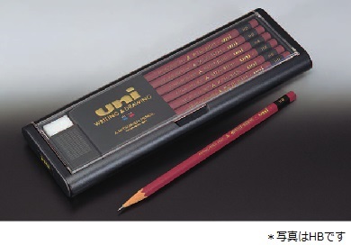 三菱鉛筆  鉛筆　2H　ユニ　12本