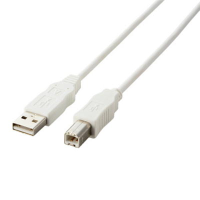 エレコム  USBケーブル　USB2-ECO05WH  0.5mホワイト
