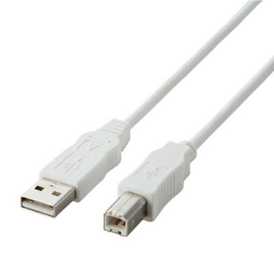 エレコム  USBケーブル　USB2-ECO10WH  1.0mホワイト