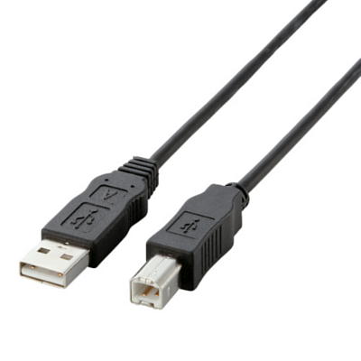 エレコム  USBケーブル　USB2-ECO15  1.5mブラック