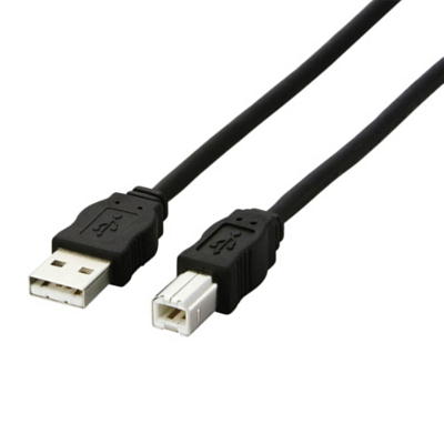 エレコム  USBケーブル　USB2-ECO30  3.0mブラック